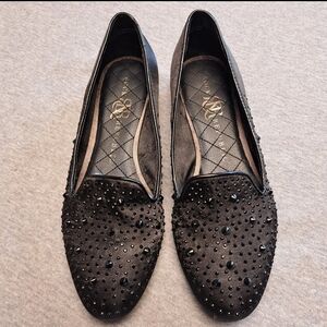 Black Studded Women's Flats Rock & Republic